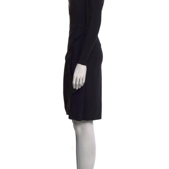 La Petite Robe di Chiara Boni Bateau Neckline Mini Dress Black Size S/4 - Picture 2 of 3